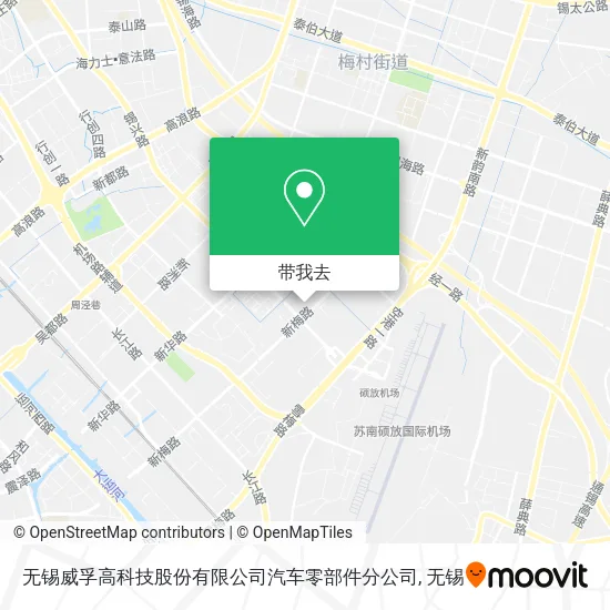 无锡威孚高科技股份有限公司汽车零部件分公司地图