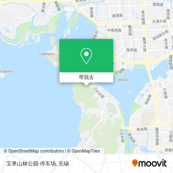 宝界山林公园-停车场地图