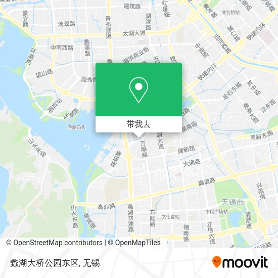 蠡湖大桥公园东区地图