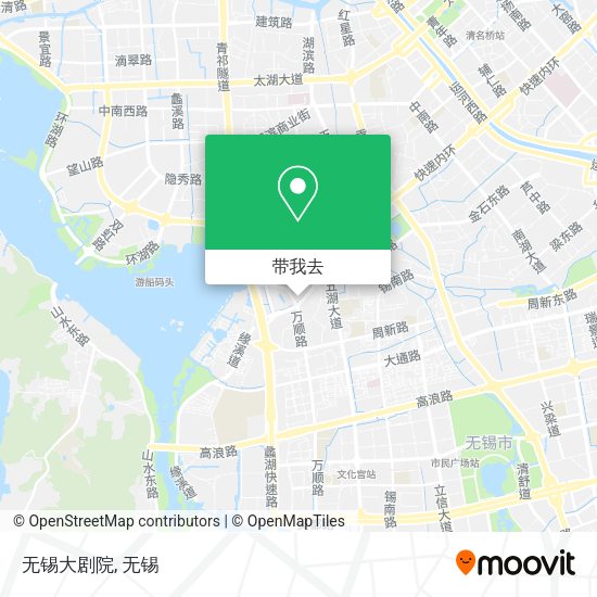 无锡大剧院地图