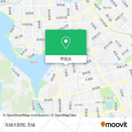 无锡大剧院地图