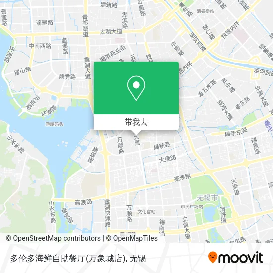 多伦多海鲜自助餐厅(万象城店)地图