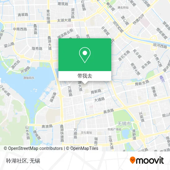 聆湖社区地图