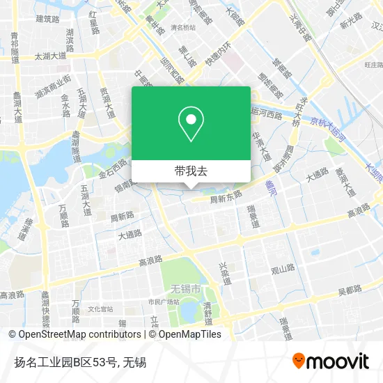 扬名工业园B区53号地图