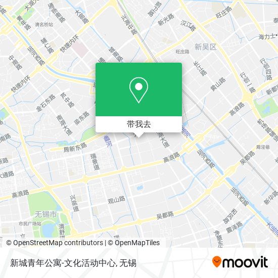 新城青年公寓-文化活动中心地图