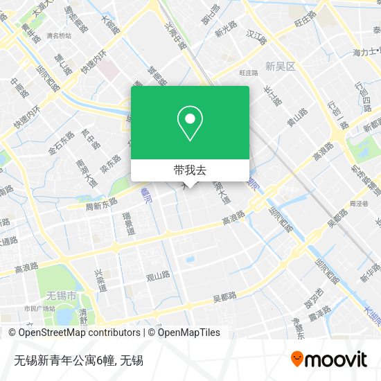 无锡新青年公寓6幢地图