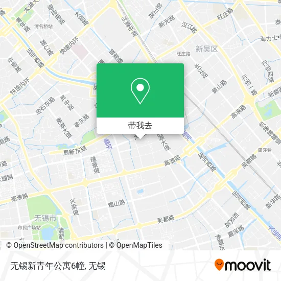 无锡新青年公寓6幢地图
