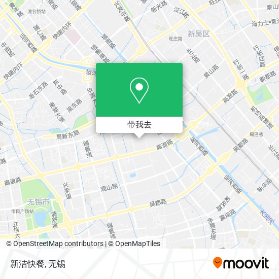 新洁快餐地图