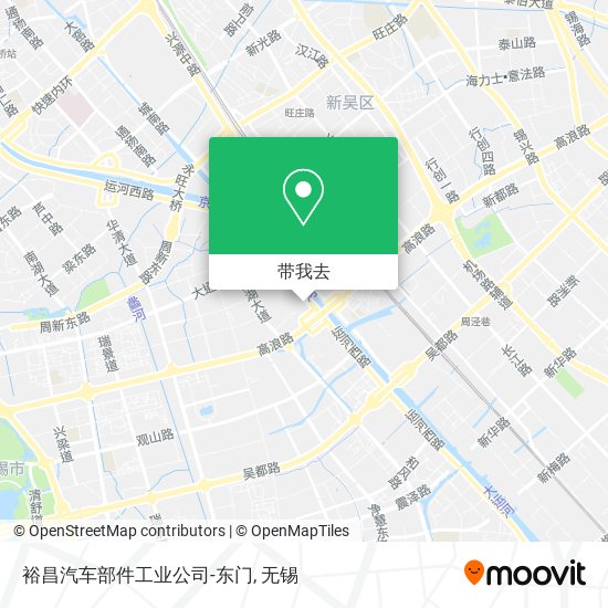 裕昌汽车部件工业公司-东门地图