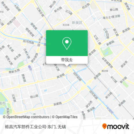 裕昌汽车部件工业公司-东门地图