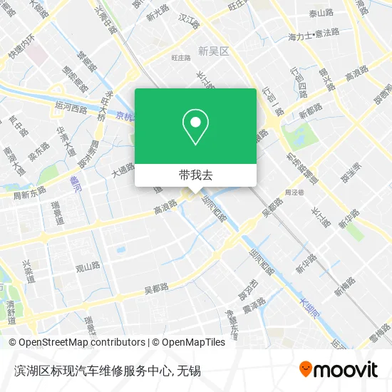 滨湖区标现汽车维修服务中心地图