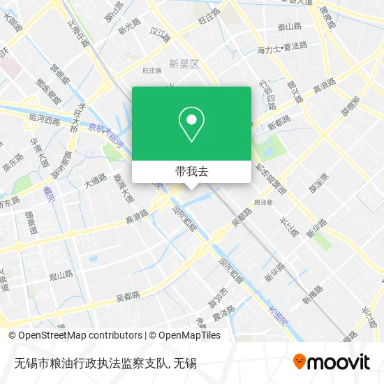 无锡市粮油行政执法监察支队地图