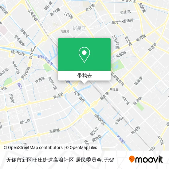 无锡市新区旺庄街道高浪社区-居民委员会地图