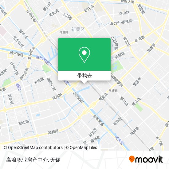 高浪职业房产中介地图