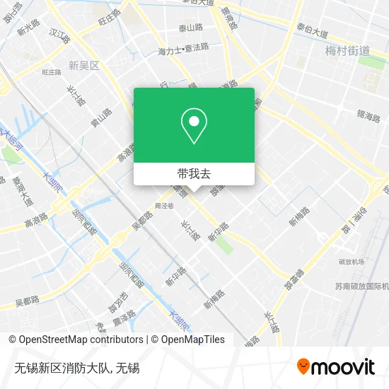 无锡新区消防大队地图