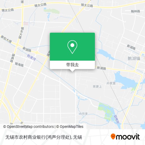 无锡市农村商业银行(鸿声分理处)地图