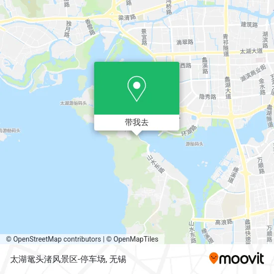 太湖鼋头渚风景区-停车场地图