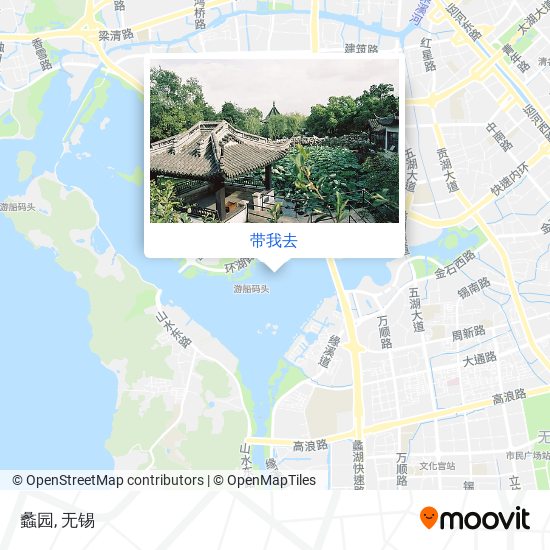 蠡园地图