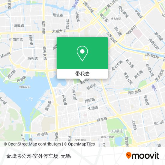 金城湾公园-室外停车场地图