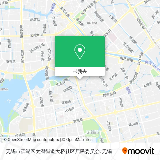 无锡市滨湖区太湖街道大桥社区居民委员会地图