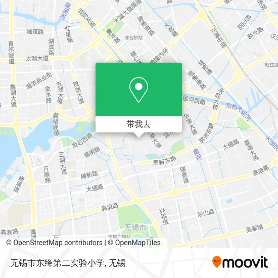 无锡市东绛第二实验小学地图