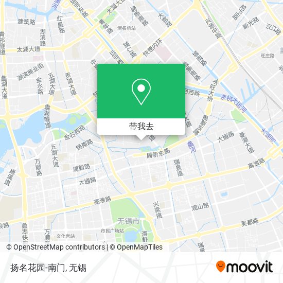扬名花园-南门地图