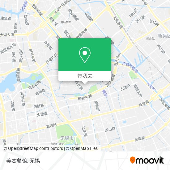 美杰餐馆地图