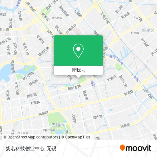 扬名科技创业中心地图