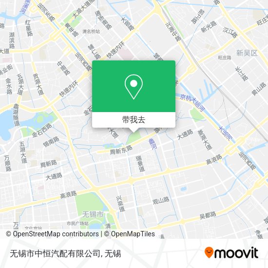 无锡市中恒汽配有限公司地图