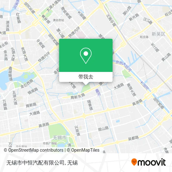 无锡市中恒汽配有限公司地图