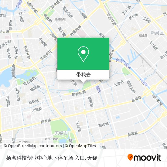 扬名科技创业中心地下停车场-入口地图