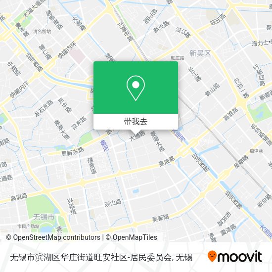 无锡市滨湖区华庄街道旺安社区-居民委员会地图