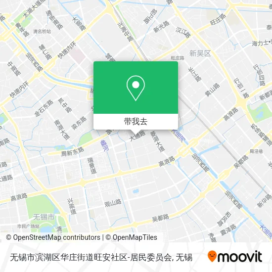 无锡市滨湖区华庄街道旺安社区-居民委员会地图