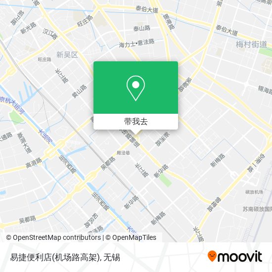 易捷便利店(机场路高架)地图