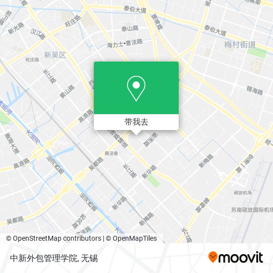 中新外包管理学院地图