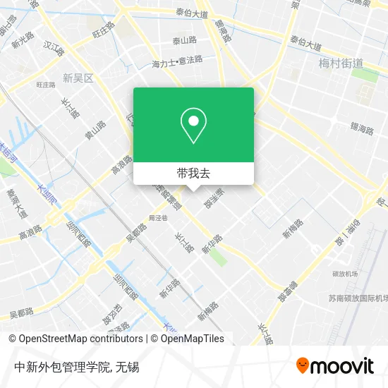中新外包管理学院地图
