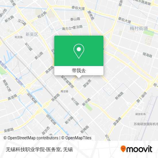 无锡科技职业学院-医务室地图