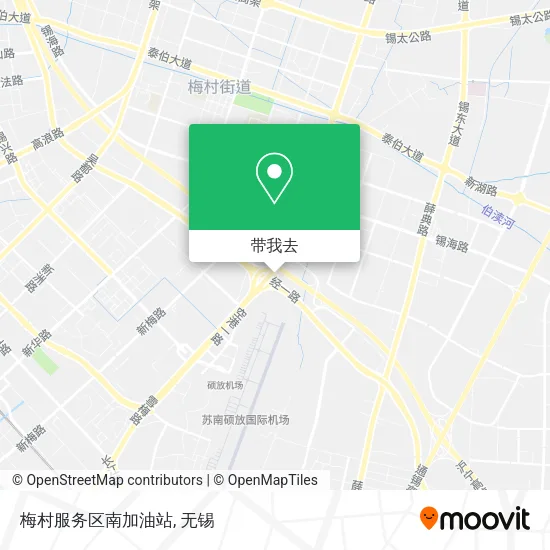 梅村服务区南加油站地图