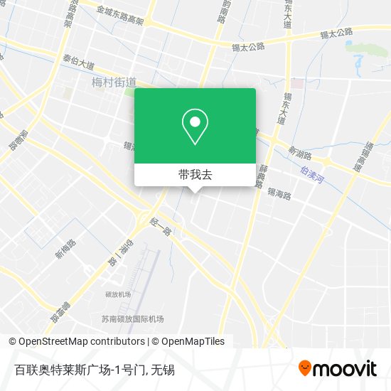 百联奥特莱斯广场-1号门地图