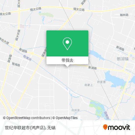 世纪华联超市(鸿声店)地图