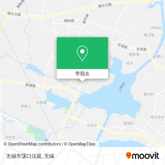 无锡市荡口法庭地图