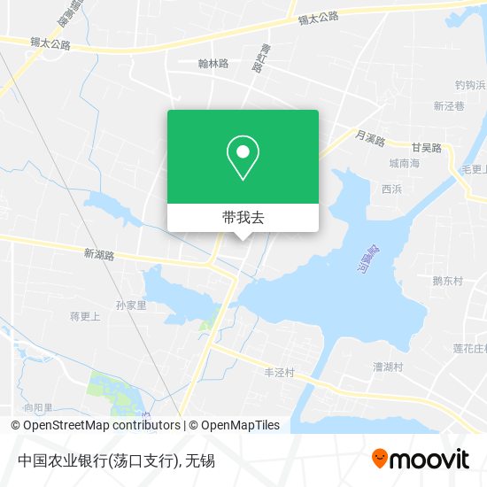 中国农业银行(荡口支行)地图