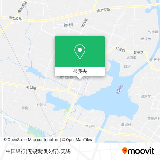 中国银行(无锡鹅湖支行)地图