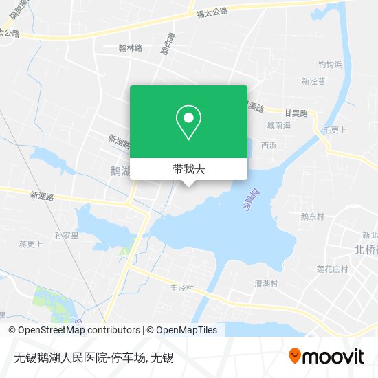 无锡鹅湖人民医院-停车场地图