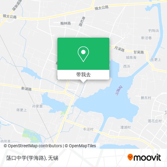 荡口中学(学海路)地图