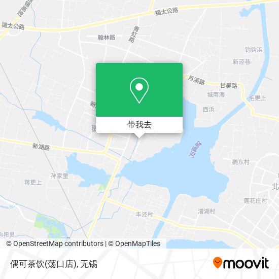 偶可茶饮(荡口店)地图