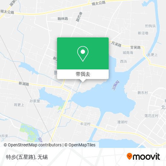 特步(五星路)地图
