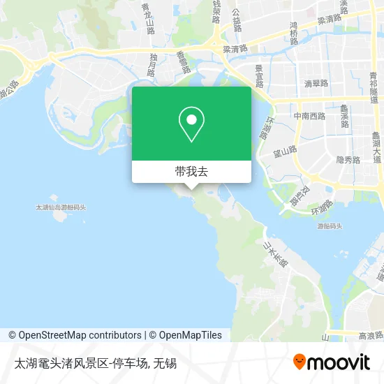 太湖鼋头渚风景区-停车场地图