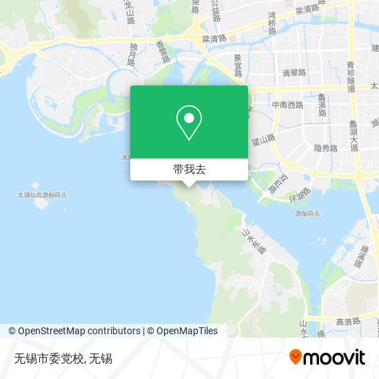 无锡市委党校地图