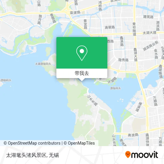太湖鼋头渚风景区地图